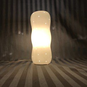 White Ceramic Glowing Lamp/Night Light